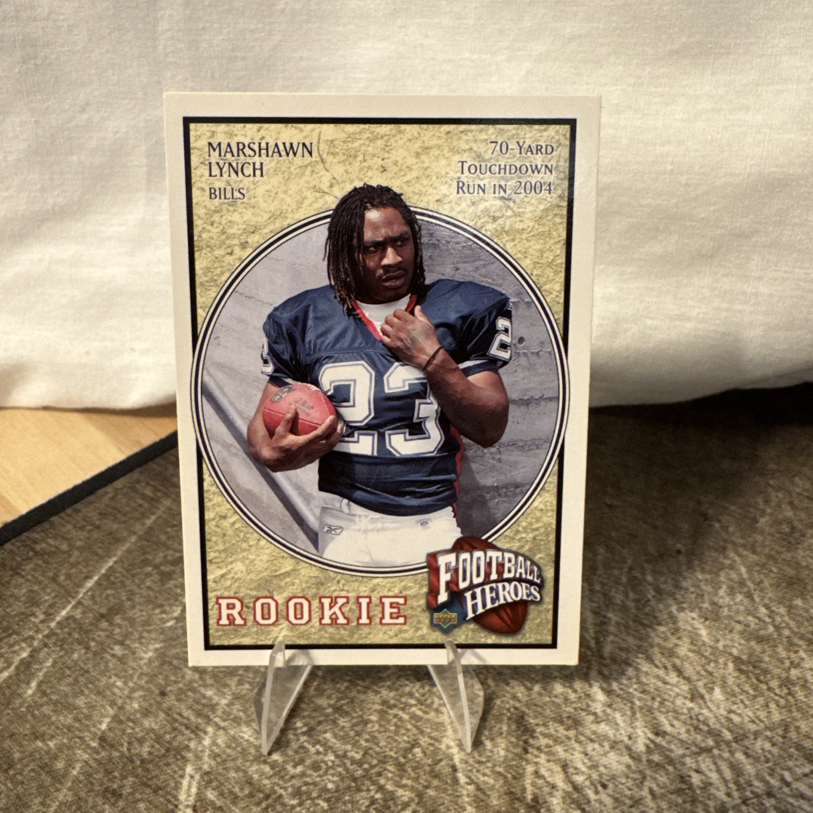 Marshawn Lynch Upper Deck Football Heroes #93 Base