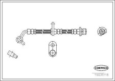 Flexible de frein Honda FR-V
