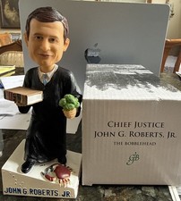 John Roberts Bobblehead Green Bag Supreme Court Justice - brand new in box