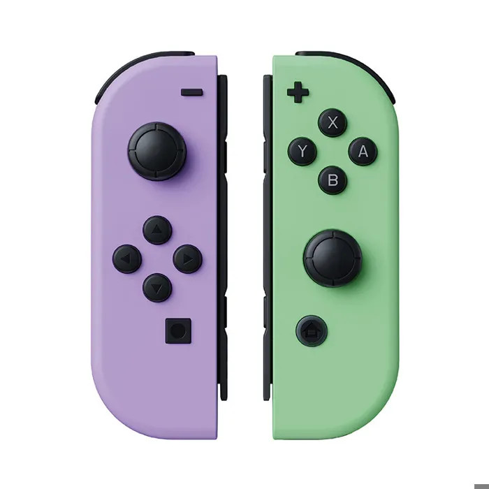 Joy-Con Nintendo Switch sans fil ergonomiques pour gauchers et droitiers - Vert Violet
