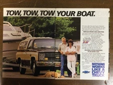 Misc 6084 Advertisement 1987 Chevrolet Full Size Pickup Truck 2 page 2 piece