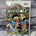 Nintendo Wii Carnival Games Mini Golf Video Game 2008 Complete Very Good Used