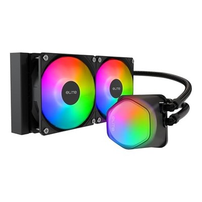 COOLER MASTER ELITE LIQUID 240 ARGB AIO LIQUID CPU COOLER ELW-D24M-A21DA-R1