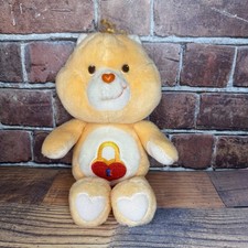Care Bears Talking Secret Bear Plush Stuffed Animal Vtg 1985 Heart Lock WORKS 