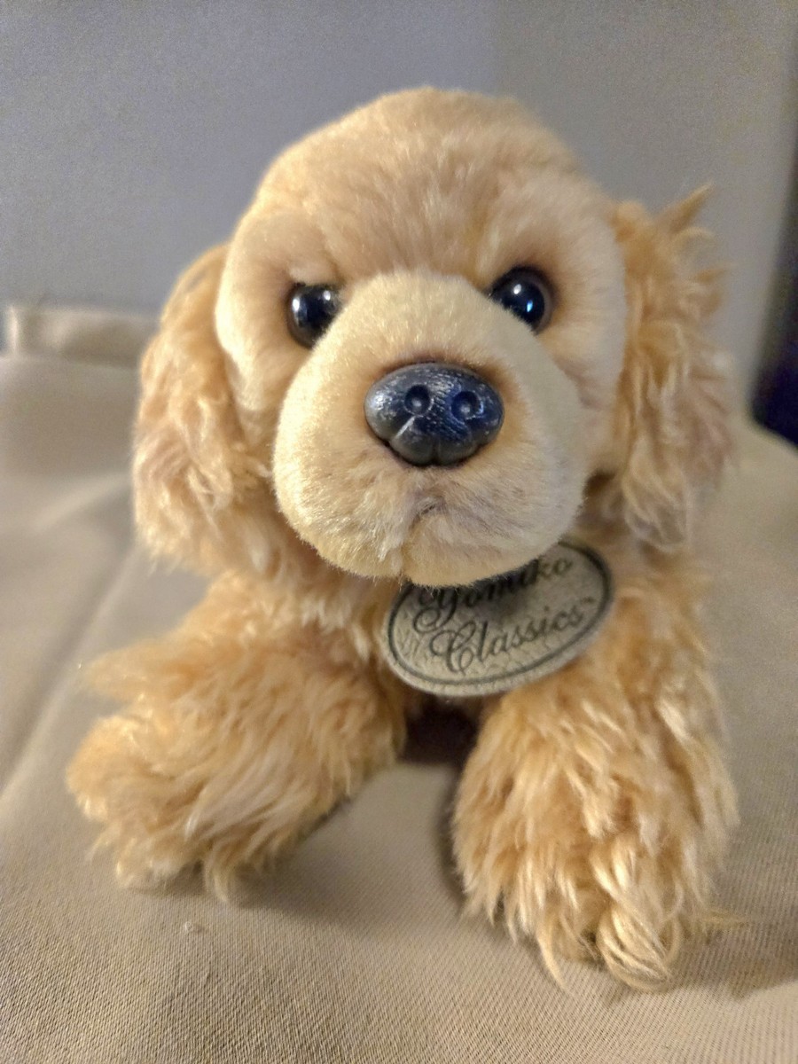 2010 Russ Yomiko Classics Golden Retriever Puppy Dog Soft Plush 11” Laying  Down