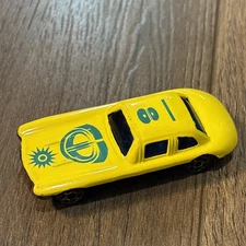 Vintage Marz Karz Yellow Green Sports Car 934F DieCast Toy Race Rare Excellent