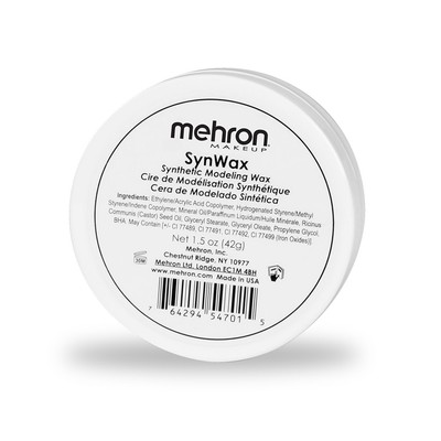 SYNWAX MODELING EYEBROWS BLOCKER WAX FX SPECIAL EFFECTS MAKEUP 1.5 OZ BY MEHRON 