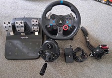 Logitech G29 Steering Wheel + Pedals + Shift+ Handbrake Stick. PS4 PS3.
