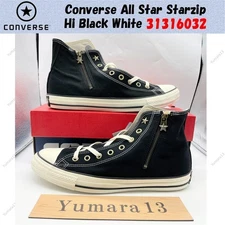Converse All Star Starzip Hi Black White 31316032 Men's Size