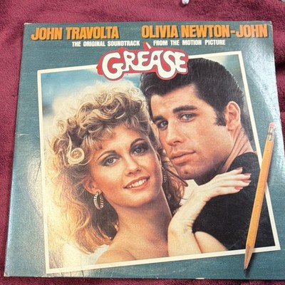 Grease Original Soundtrack LP Vinyl RSO Records John Travolta Olivia Newton-John