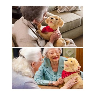 Ageless Innovation Joy For All Companion Pets Golden Pup Robotic Dog A9108