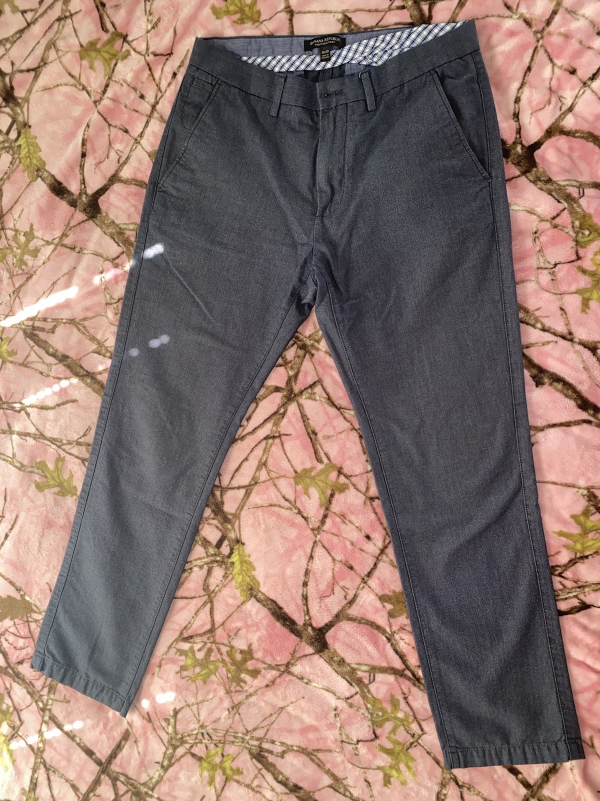 Banana Republic Kentfield Mens 30x30 Slim Fit Skinny Chino Pants EUC