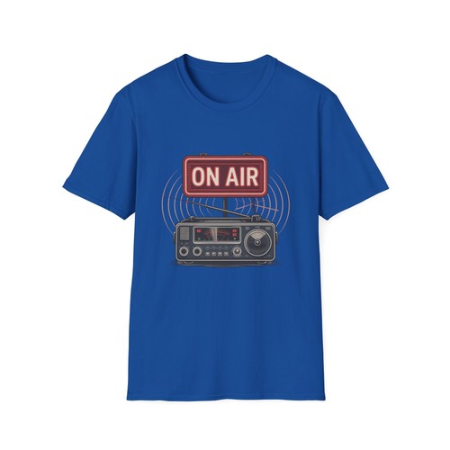 Ham Amateur Radio On Air Tshirt Unisex Softstyle T-Shirt - Picture 74 of 91