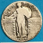1927-S Standing Liberty Silver Quarter ~ Low Mintage KEY DATE ~ Lot #27G