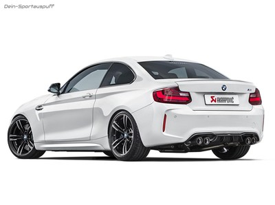 Akrapovic Evolution Line Titan Duplex Komplettanlage ab Kat BMW M2 Coupe F87