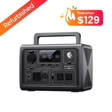 BLUETTI EB3A 600W 268Wh Portable Power Station Refurbished Solar Generator 2500+