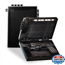 STOPBOX Pro Gun Safe Alternative Tactical Handgun Lock Box TSA Compliant 2-Pack