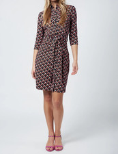 Camicia 4funkyflavours abito M retrò stampa geometrica cotone manica...