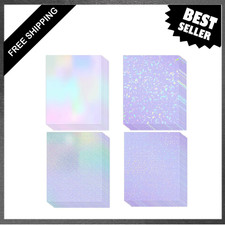 Holographic Sticker Paper, Self Adhesive Vinyl, A4 Laminating Film, Waterproof