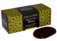 Beech’s Lime & Chilli Dark Chocolate Thins 150g – Bold Lime & Chilli Flavour