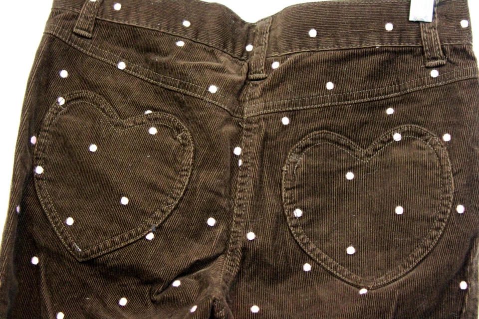 Pantalones de mezclilla Gymboree 2008 más dulces que chocolate pana puntos rosas talla 10 nuevos con etiquetas Foto 4 de 4