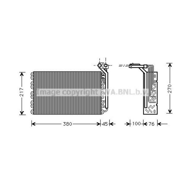 Verdampfer Klimaanlage FüR Peugeot 806 221 Expert 224 222-image
