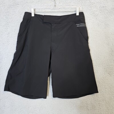 Lululemon Shorts Mens 32 Black Golf Active Casual Flat Front Chino 10”  Inseam