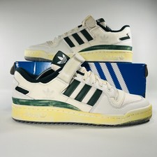 Adidas Forum 84 Low AEC Men Shoes Athletic Sneakers Off White Green Trainers New