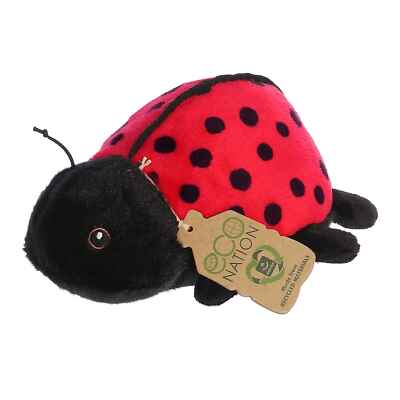 Aurora - Eco Nation - Eco Softies - 6'' Ladybug Responsibly Made Stuffed Animal