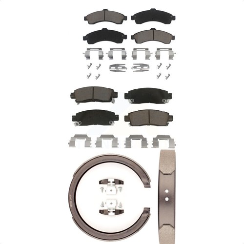 Oem Brakes And Rotors Complete Front Brake Kit For Trailblazer, Envoy, Ascender, Rainier - Drilled & Slotted Rotors With Ceramic Pads Envoy Rotors - Foto 9