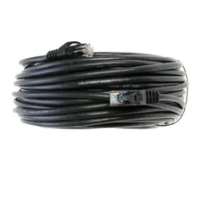 Black 200ft Cat6 Ethernet Network Cable RJ45 Internet Modem Patch Cord