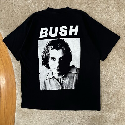 Vintage 1990 Bush Concert Promo Shirt Grunge Nirvana Oasis XL