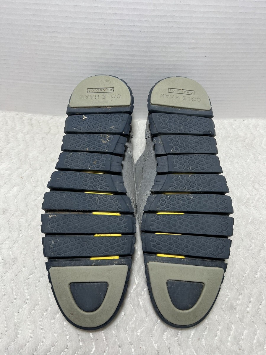 Cole Haan ZeroGrand Wingtip Oxford Shoes Sz 11.5 M Gray Suede Blue Sole C20630 Cole Haan ZeroGrand Wingtip Oxford Shoes Sz 11.5 M Gray  main image 3