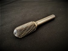 Tungsten Carbide Bull Nose Rotary Burr 8mm Shank Double Cut