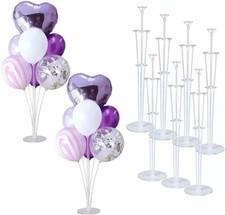 6 x Table Balloon Stand Kit Reusable Balloon Holder For Any Occasion Decorations