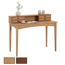 Bureau en pin massif avec 4 tiroirs et 1 niche