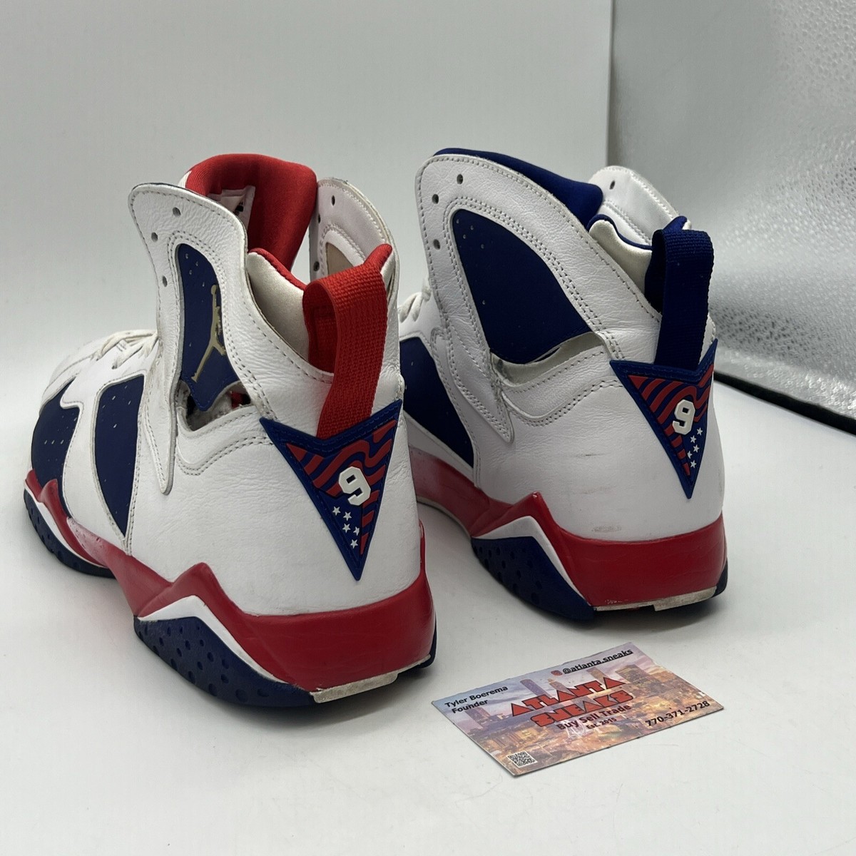 Size 12 - Air Jordan 7 Retro Tinker Alternate Navy Blue Red White