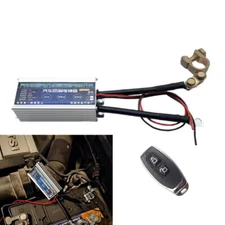 Remote Automatic Power Cut 12V Auto Car Battery Disconnect Switch Kit Universal