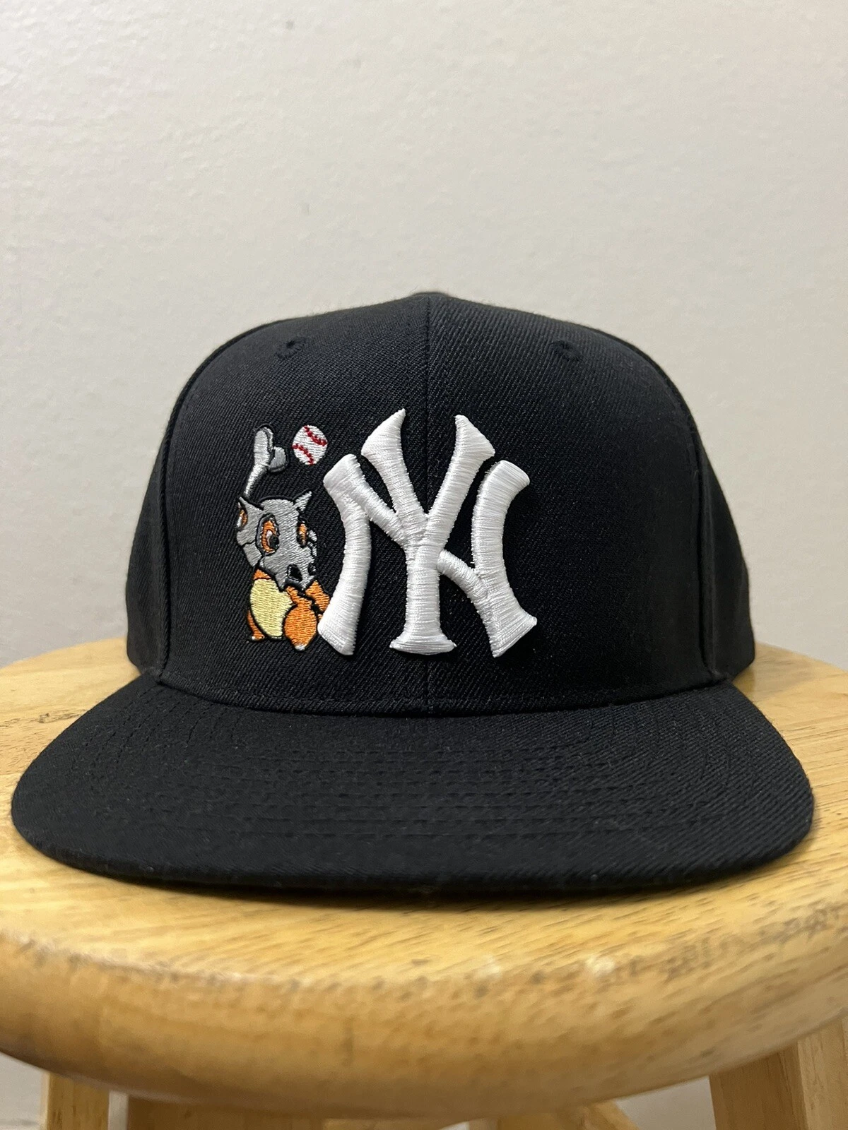 New York Yankees Cubone Pokemon Black SnapBack Anime Yupoong Classic Baseball