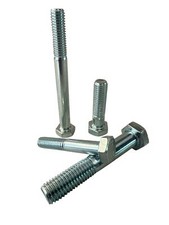 Sechskantschraube M12 Schaft DIN 931 8.8 M 12 x 45 - 300 mm verzinkt Teilgewinde