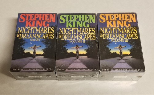Nightmares & Dreamscapes Vol 1, 2, 3 by Stephen King Audiobook Brand New in Wrap