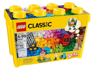 LEGO Brick Box Large Classic Set 10698 Storage Box 790 Pieces Ages 4-99 Years