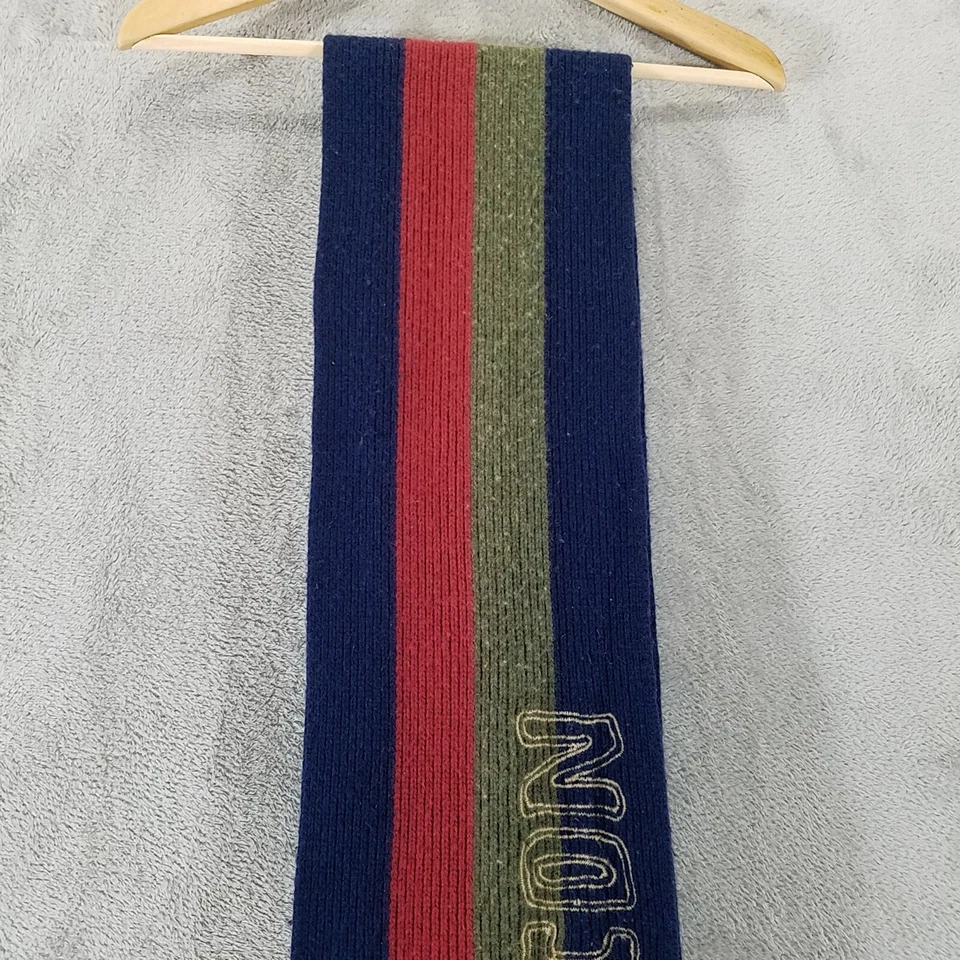 Bufanda True Religion Unisex Multicolor Rayas Malibú Flecos Mezcla Cachemira Foto 2 de 4