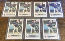 Charlie Barnes 2022 Topps Series 2 Rookie RC #641 Minnesota Twins Lot (7)