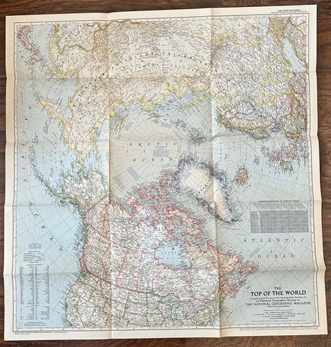 National Geographic Maps Inserts Posters 1930's 1940's 1950's 1960's PICK 1 MAP - Imagen 46 de 66