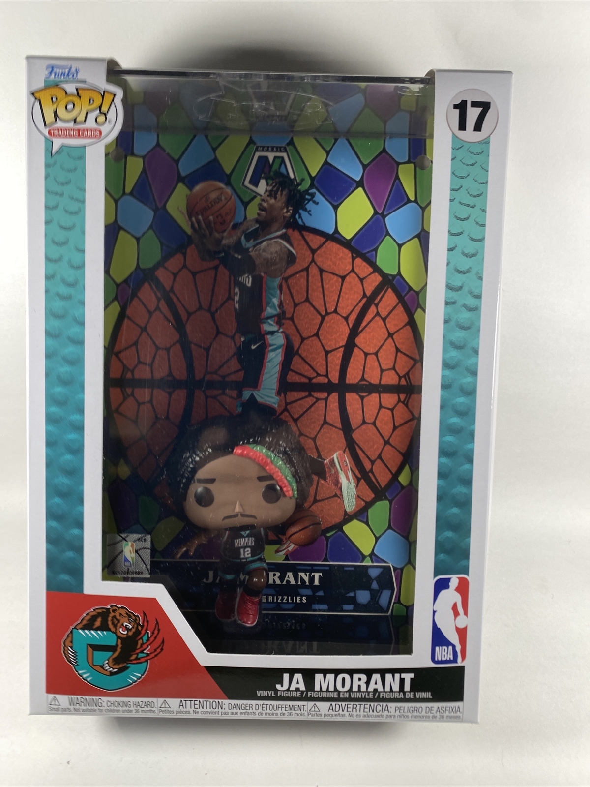 Funko Pop! Trading Card Ja Morant #17 Panini Mosaic