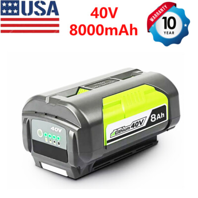#ad 40V 8.0Ah Battery for Ryobi 40 Volt Lithium OP4050 OP40602 OP40261 OP4030 $46.44