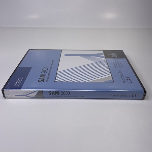 Sam 2003 Assessment For Microsoft 3.1 Office (CD, 2007) Brand New Sealed - Afbeelding 4 van 10