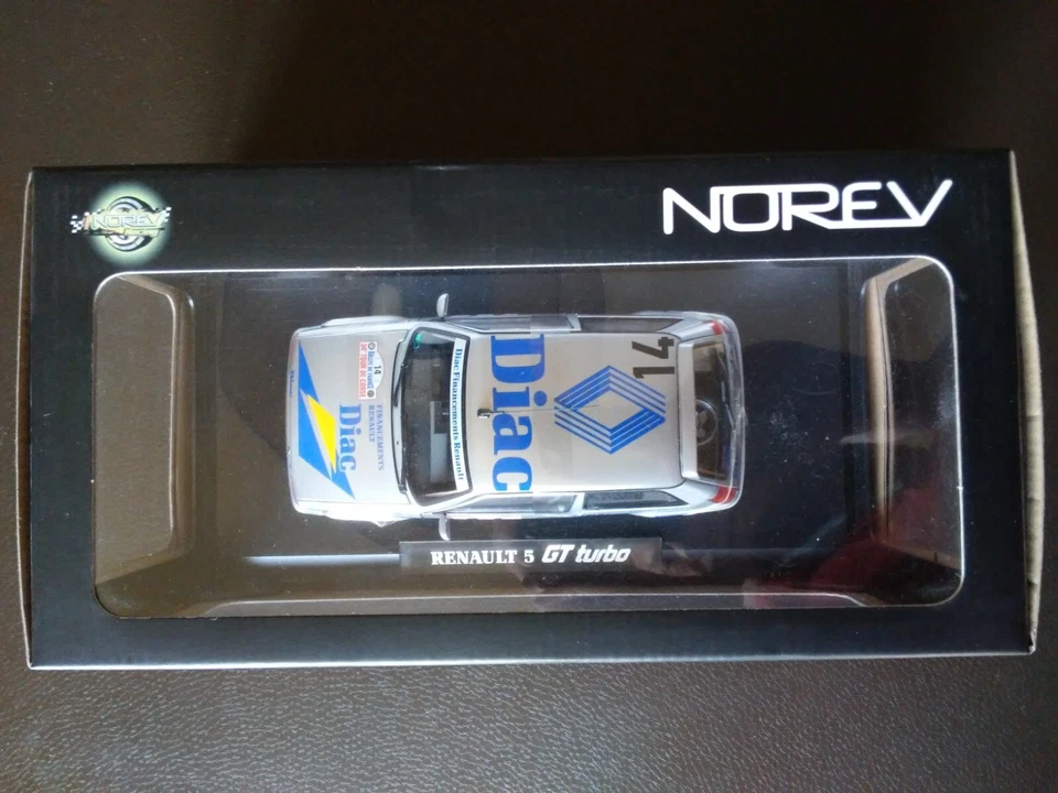 RENAULT SUPER 5 GT TURBO DIAC TOUR DE CORSE (JEAN RAGNOTTI 1/18 NOREV NUOVA) - Immagine 4 di 4