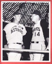 1968  ASTROS  LARRY DIERKER  +  PIRATES  JIM BUNNING   8 X 10   TYPE 1   GLOSSY
